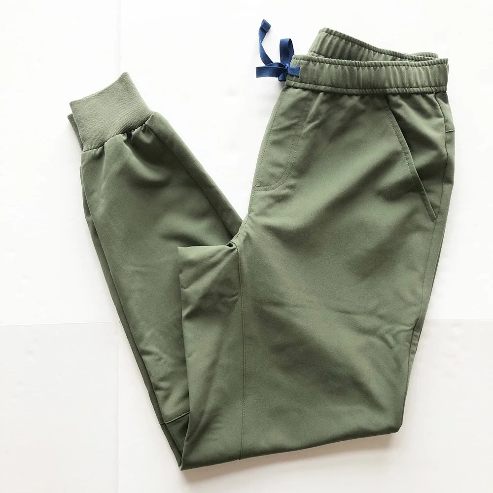 FIGS Scrubs Mens Small Tansen Jogger Pants Moss Green Technical Joggers